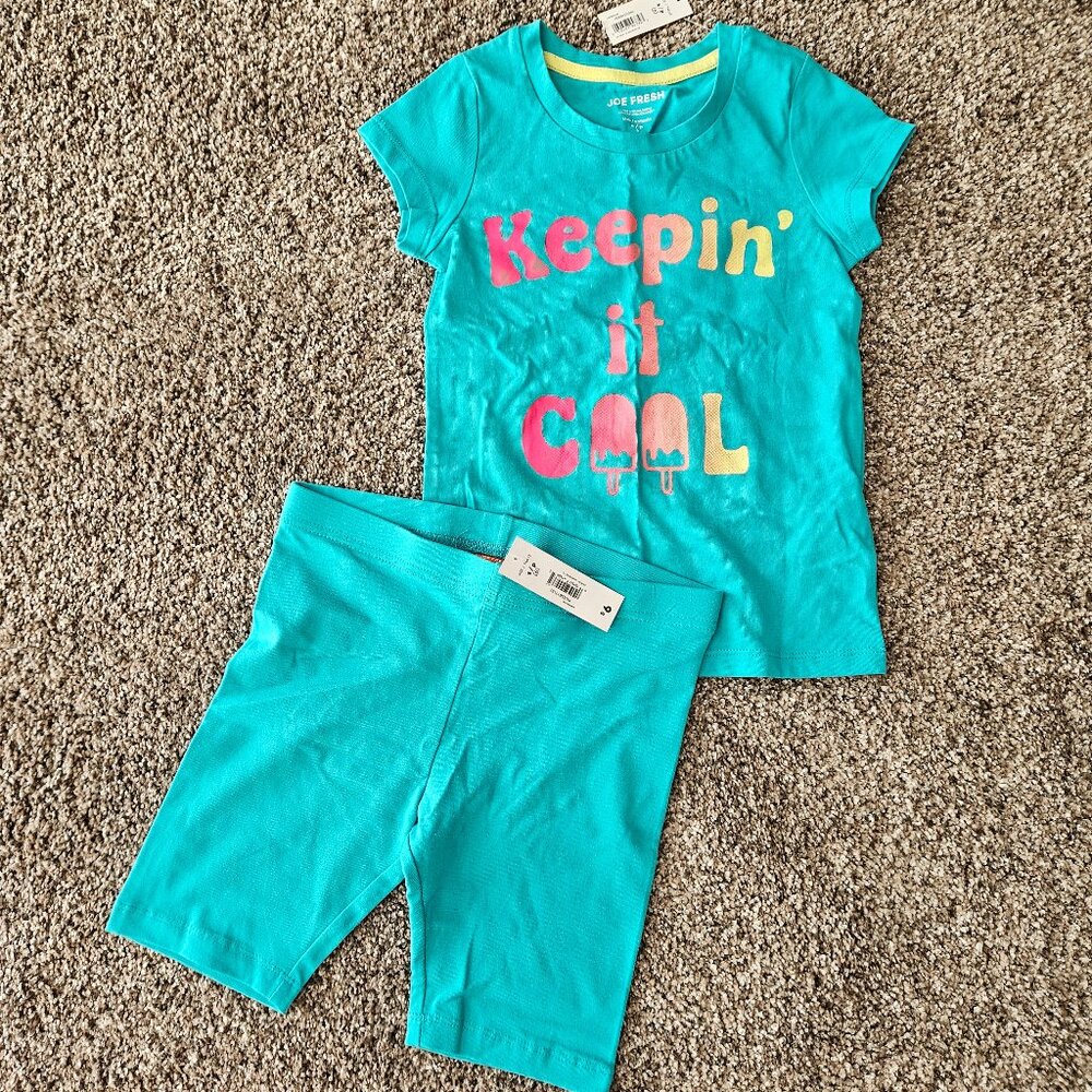 Keepin' it Cool shirt and short set, (kids 6)